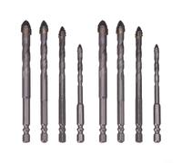 Precision Eccentric Drill Bits for Glass Tiles 8pcs Set for Smooth Drilling and Efficient Punching in Various Materials