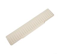 Precision-Edged Silicone Drainage Mat for Kitchen Sink Applications Requiring Close-Fit Performance Along Sink Lip and Side Surfaces (white - 50 * 10CM)