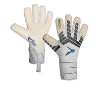 Precision Elite 3.0 Contact Goalkeeper Gloves, 4 mm Black Contact Latex Grip, Super Lite Negative Cut, Strapless or Strapped Fit, 8