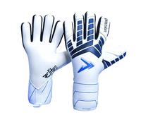Precision Elite 3.0 Giga Goalkeeper Gloves, 4 mm Giga Latex Grip, Super Lite Negative Cut, All Weather Strapless or Strapped Fit, 6