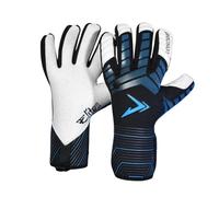 Precision Elite 3.0 Quartz Goalkeeper Gloves, 4 mm Quartz plus Latex Grip, All Weather, Super Lite Negative Cut, Strapless or Strapped Fit, 8.5
