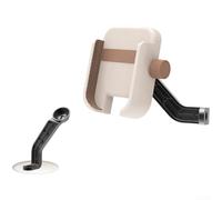 Precision Engineered Bike Phone Holder with Rearview Mirror Mount and 360 Degree Rotational Capability (Brown)