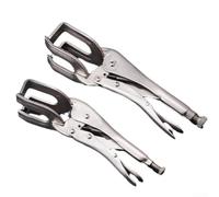 Precision-Engineered U-Shaped Locking Plier for Metalworking Tasks Including Welding, Brazing, and Sheet Metal Assembly Operations (9 Inches)