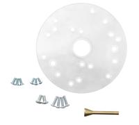 Precision engineering acrylic router base for major brands strengthens visual design for woodworking applications Drill press baseplates