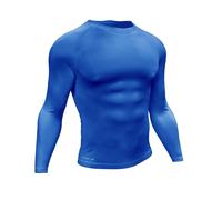 Precision Essential Baselayer Long Sleeve Shirt Adult - Royal Blue - 34"-36" (S)