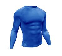 Precision Essential Baselayer Long Sleeve Shirt Adult - Royal Blue - 42"-44" (L)
