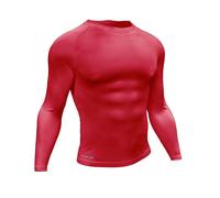 Precision Essential Baselayer Long Sleeve Shirt Junior Red M Junior 26-28"