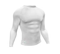 Precision Essential Baselayer Long Sleeve Shirt Junior - White - 26"-28" (M)