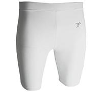 Precision Essential Mens Adult Compression Baselayer Shorts White - M/34-36