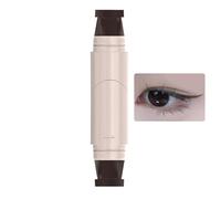 Precision Eye Liner Stamp, Double-Headed Waterproof Long Lasting Liner Pencil Pen, Smudge-Proof Winged Eye Stencil, Portable Liquid Eyeliner Stamp Pen for Women