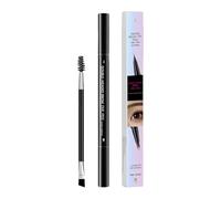 Precision Eyebrow Pen, Double Ended Cosmetic, Natural Smudge Proof Makeup Extra, Beauty Tool with Modern Design, Companion for Women Girls Daily Care Travel Work Holiday