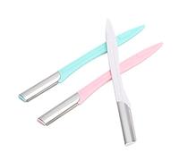 Precision Eyebrow Trimmer with Stainless Steel Vane/Wing for Effortless Shaving and Shaping - 3Pcs Women’s Facial Hair Barber Straight Vane/Wing Barber Straight Vane/Wing Kit