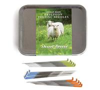 Precision Felt Needles - High Carbon Steel Fiber Art Tools for Needle Felting Kits and Wool Sculptures, Felting and Fiber Supplies for Beginners and