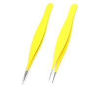 Precision Fine Point Tweezers Set for Men and Women - for Splinter, Tick, and Ingrown Hair Removal - Surgical Grade Stainless Steel