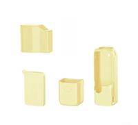 Precision Fit Silicone Case For DJI Pocket 4Pro Allowing Seamless Use Of Charging Port And Microphone Slots(Yellow 4-piece set)