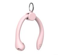 Precision-Fit Silicone Ear Hooks for AirPods Developed Through Ear Anatomy Mapping to With Common Auricular Contours (baby pink)