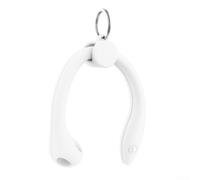 Precision-Fit Silicone Ear Hooks for AirPods Developed Through Ear Anatomy Mapping to With Common Auricular Contours (translucent white)