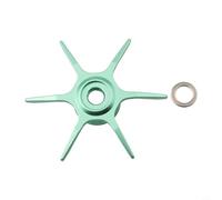 Precision Fit Star Brake for Abu Max Series B3B4P3P4P5 Ideal for Enhanced Performance on Water Droplet Wheels (left hand avocado green)
