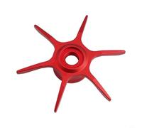 Precision Fit Star Brake for Abu Max Series B3B4P3P4P5 Ideal for Enhanced Performance on Water Droplet Wheels (left hand red)