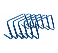 Precision Flat Hurdles (Pack Of 6) Blue (12In)