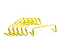 Precision Flat Hurdles (Pack Of 6) Yellow (6In)