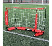 Precision Flexi Net Goal, Heavy Duty Portable Football Goals, Fast and Easy Setup, Pro Training Design Durable Frame, Carry Bag, 4ft x 2.5ft