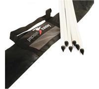 Precision Football Corner Flag Pole Carry Bag - Holds 6 Poles - Nylon Storage Bag & Handle