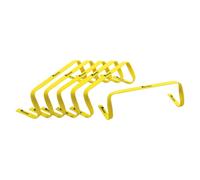 Precision Football Fitness Training Agility Flat Hurdles 6'' Yellow (Set of 6)