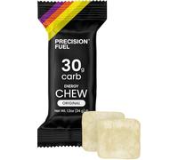 Precision Fuel PF30 Energy Chews - Carb, Lightweight Snack for Endurance Sports, 30g Carbs per Serving, Ideal for Running & Cycling, No Artificial Ingredients - Original Flavour (4 x 34g Chews)