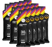 Precision Fuel PF30 Energy Gels - Mild, Neutral Flavour Running Gels for Endurance Athletes, 30g Carbohydrate, Easy-to-Digest, Perfect for Running & Long-Duration Sports (Original, 15 gels)