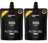 Precision Fuel PF300 Flow Energy Gels - Mild Flavour Running Gels for Endurance Athletes, 300g Carbohydrate, Easy-to-Digest, Perfect for Running & Long-Duration Sports (Pack of 2)