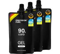 Precision Fuel PF90 Energy Gels - Mild Flavour Running for Endurance Athletes 90g Carbohydrate Easy-to-Digest Perfect & Long-Duration Sports (153g (3 Gels))