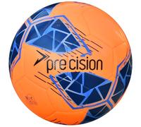 Precision Fusion FIFA Basic Training Ball, All-Weather, IMS Certified, Official, Highly Durable, 3.5mm Eva Foam, Orange, Blue, Royal, Size Ball 4