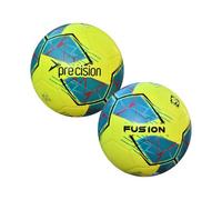 Precision Fusion Fifa Basic Training Ball Fluorescent Yellow/teal/cyan/red (3)
