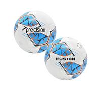 Precision Fusion Fifa Basic Training Ball White/cyan/orange/grey (4)