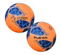 Precision Training Football, FIFA Basic, IMS Certified, 3.5mm EVA, Size 3, Orange/Blue/Royal