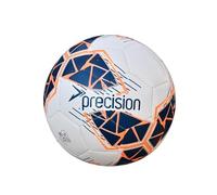 Precision Fusion High Performance Mini Football, Durable, Machine Stitched TPU, 2mm EVA Lined, Lightweight 160g, White, Official Ball Size 1