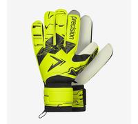 Precision Training Fusion X Flat Cut Essential Football Adult's Goalkeeper Gloves, Fluo Yellow, 11