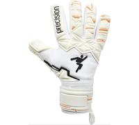 Precision Training Fusion X Pro Negative Contact Duo Grip Professional Football Adult's Goalkeeper Gloves, White, 9