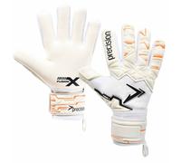Precision Fusion X Pro Negative Contact Duo Grip Goalkeeper Gloves in White | Size: 7 Precision White 7