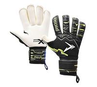 Precision Fusion X Pro Roll Finger Giga Professional Football Junior Goalkeeper Gloves, Black, 6