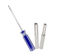 Precision Game Cartridge Opener Tool 3.8mm Silver | Fits NES, for snes, N64, for gameboy cartridges, heat treated steel, precise tooth design, silver finish