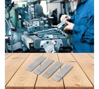 Precision Gauge Blocks Set, 0.5-100 mm High-Speed Steel Measurement Standards for Calibration and Metrology, HRC 64 Hardness, ISO-Compliant Accuracy