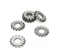 Precision gear hobs, 8PCS M0.4/M0.5/M0.6/M0.7/M0.8/M1/M1.25/M1.5/M2/M3/M4 Modulus PA20 Degrees NO.1-NO.8 Gear Cutting Tools(M2.5 8pcs No.1-no.8)