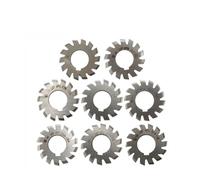 Precision gear hobs, CSZJ 8PCS M0.4/M0.5/M0.6/M0.7/M0.8/M1.5/M2/M3/M4 Modulus PA20 Degrees NO.1-NO.8 Gear Cutting Tools(M0.9 8PCS NO.1-NO.8)