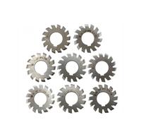 Precision gear hobs, M1 M1.25 M1.5 M2 M3 M4 M0.4 M0.5 M0.6 M0.7 M0.8 Modulus PA20 Degrees NO.1-NO.8 Gear Cutting Tools(M4.0 8pcs(no.1-no.8))