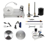 Precision Gemstone Grinding Polishing Angle Machine,Faceted Gem Faceting Jewelry Polisher Cutting Flat Grinder,for Processing Sharpening, Seals, Gemstones