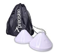 Precision Giant Saucer Training Cones 20 Units Clear 30 cm