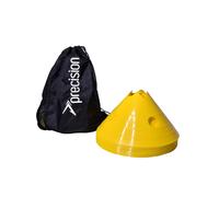 Precision Giant Saucer Training Cones 20 Units Yellow 30 cm