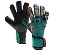 Precision GK Elite 2.0 Contact Junior Goalkeeper Gloves Size 6 Teal/Fluo Orange